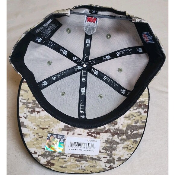 New Era Cincinnati Bengals 2023 NFL Salute To Service 9Fifty Snapback Hat Camo - Picture 5 of 5